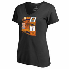 Devin Booker Phoenix Suns Women's Player State V-Neck T-Shirt - Black online