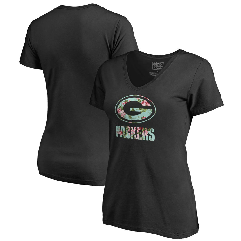 NFL Green Bay Packers Women's Lovely V-Neck T-Shirt