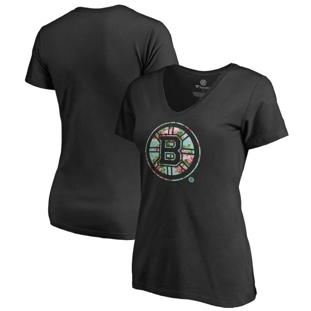 Boston Bruins Women's Lovely V-Neck T-Shirt