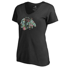 Chicago Blackhawks Women's Lovely V-Neck T-Shirt