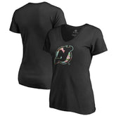 New Jersey Devils Women's Lovely V-Neck T-Shirt