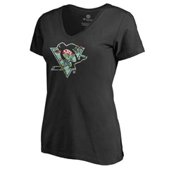 Pittsburgh Penguins Women's Lovely V-Neck T-Shirt