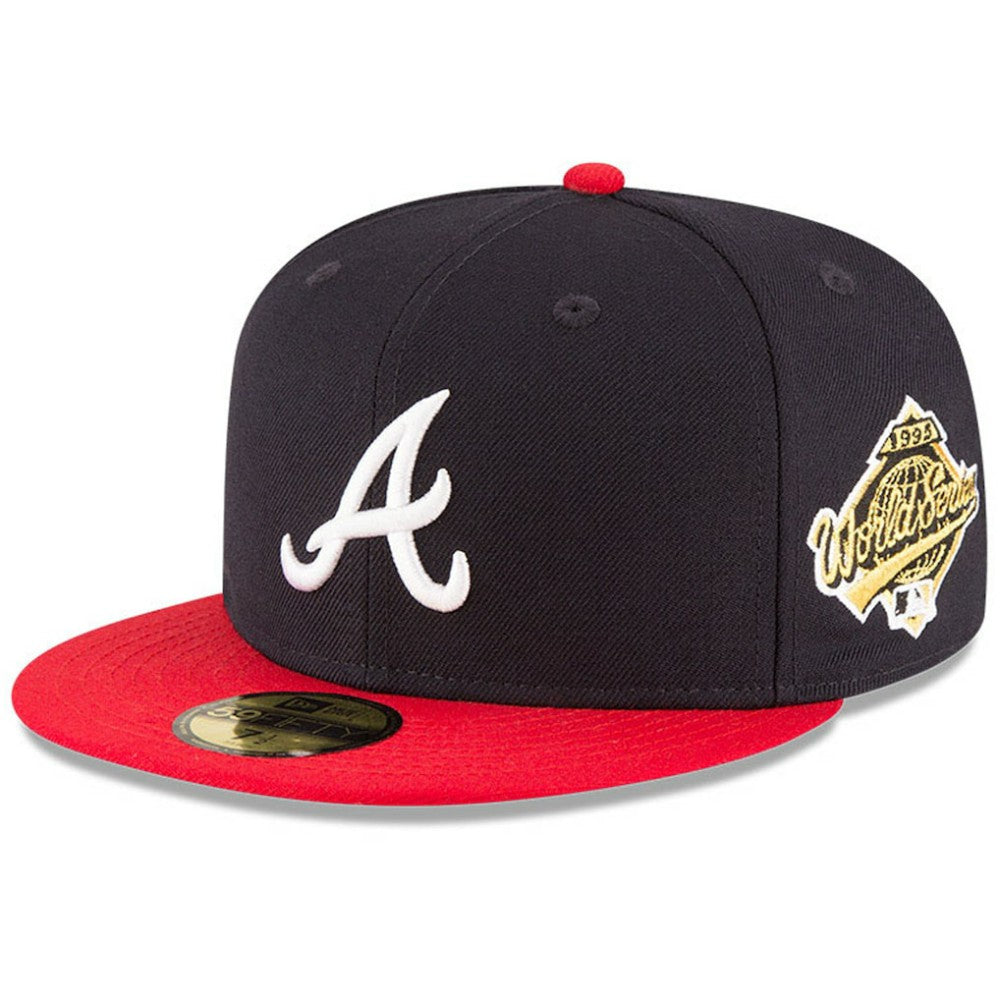 Atlanta Braves 1995 World Series Wool 59FIFTY Fitted Hat - Navy | New Era