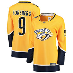 Filip Forsberg Nashville Predators Fanatics Women's Breakaway Player Jersey
