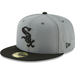 Chicago White Sox Two-Tone 59FIFTY Fitted Hat - Gray/Black | New Era