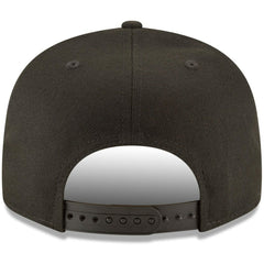 San Francisco Giants Black on Black 9FIFTY Team Snapback Adjustable Hat - Black | New Era