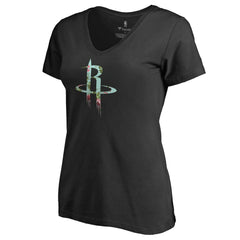 Houston Rockets Lovely V-Neck T-Shirt - Black sale