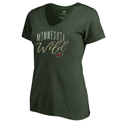 Minnesota Wild Women's Graceful V-Neck T-Shirt