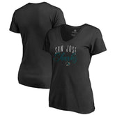 San Jose Sharks Women's Graceful V-Neck T-Shirt