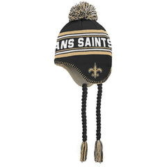 NFL New Orleans Saints Preschool Jacquard Tassel Knit Hat with Pom