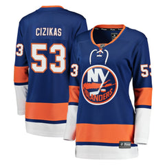 Casey Cizikas New York Islanders Fanatics Women's Breakaway Player Jersey
