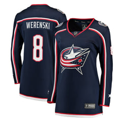 Zach Werenski Columbus Blue Jackets Fanatics Women's Breakaway Jersey