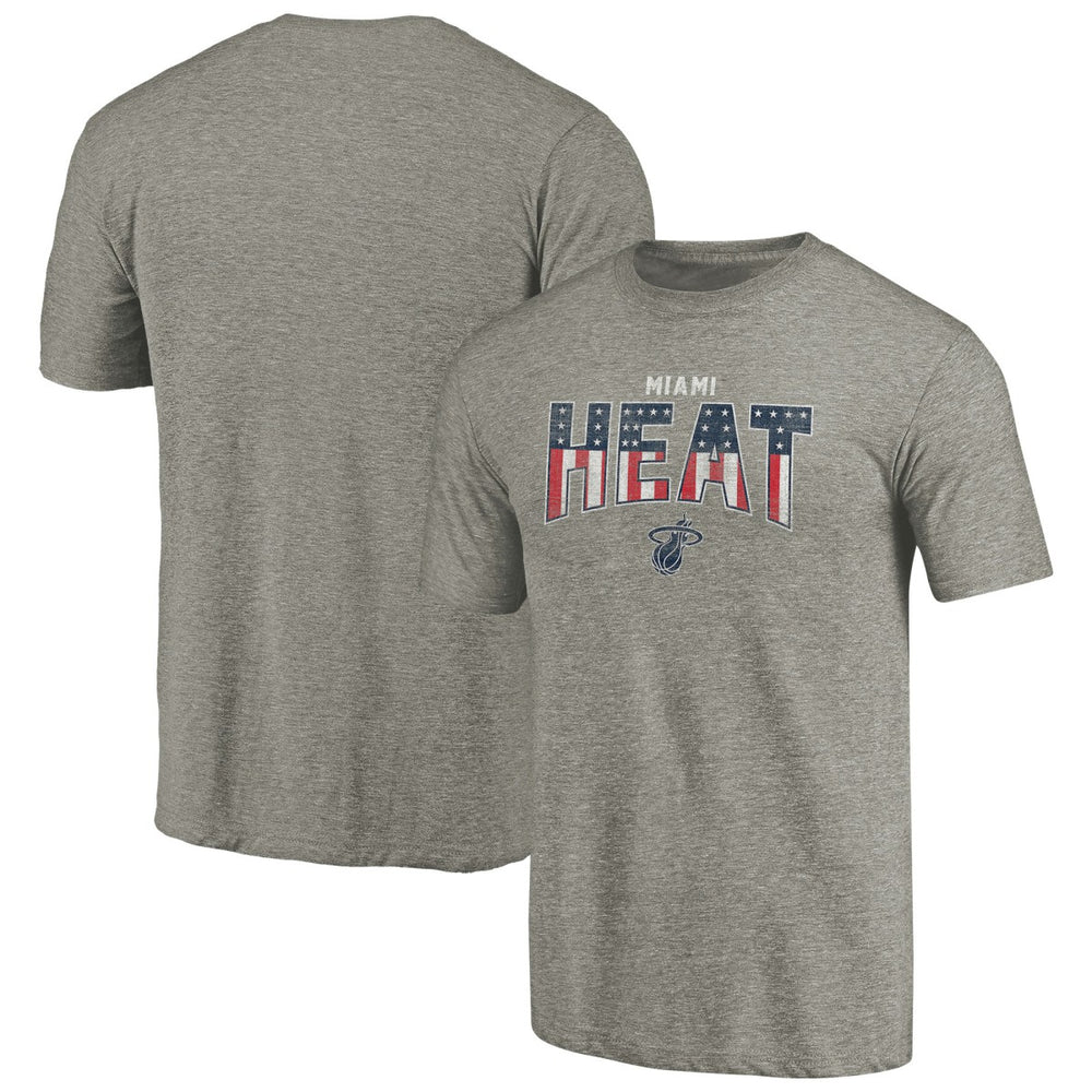 Miami Heat Freedom Tri-Blend T-Shirt - Gray online