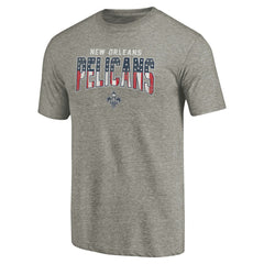 New Orleans Pelicans Freedom Tri-Blend T-Shirt - Gray shop