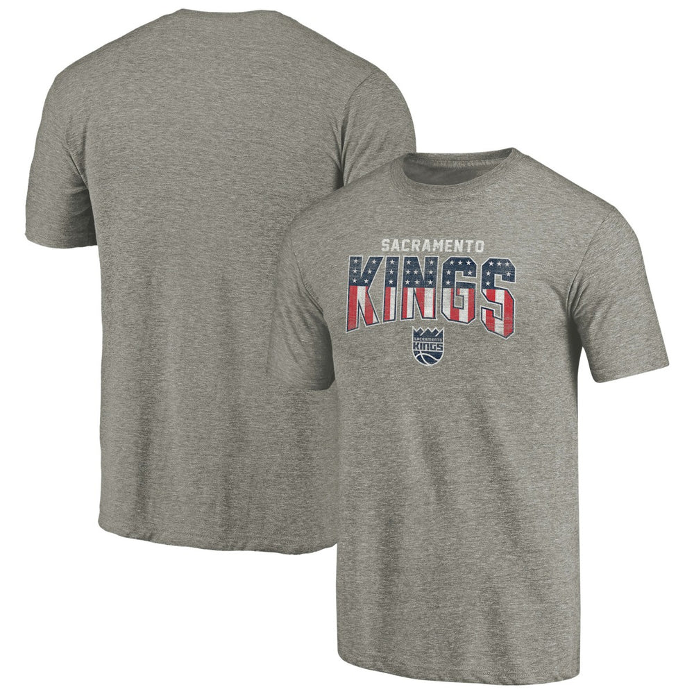 Sacramento Kings Freedom Tri-Blend T-Shirt - Gray on sale