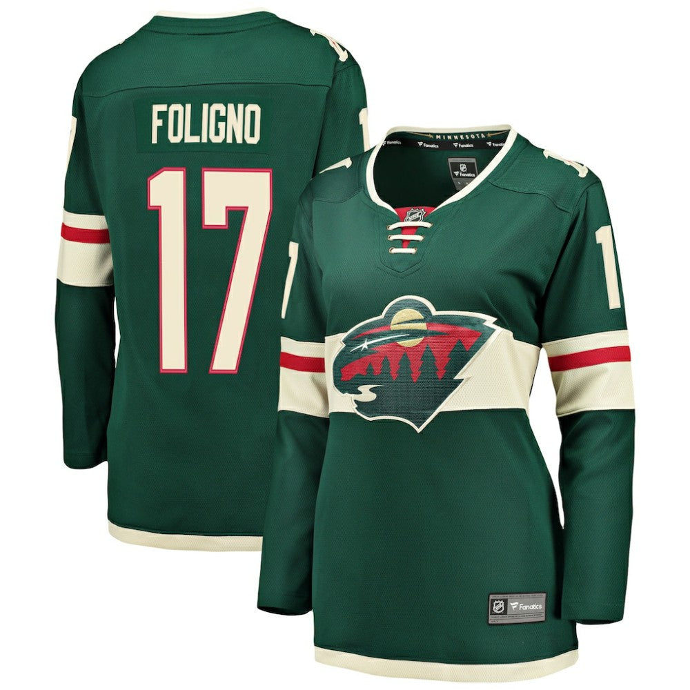Marcus Foligno Minnesota Wild Fanatics Women's Breakaway Player Jersey