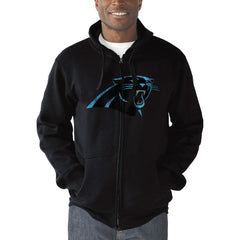 NFL Carolina Panthers G-III Sports by Carl Banks Primary Logo Full-Zip Hoodie