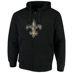 NFL New Orleans Saints G-III Sports by Carl Banks Primary Logo Full-Zip Hoodie