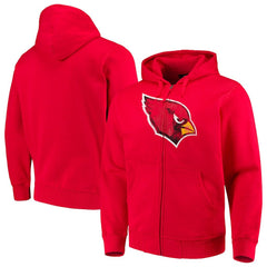 NFL Arizona Cardinals G-III Sports by Carl Banks Primary Logo Full-Zip Hoodie