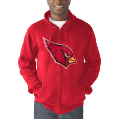 NFL Arizona Cardinals G-III Sports by Carl Banks Primary Logo Full-Zip Hoodie