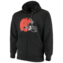 NFL Cleveland Browns G-III Sports by Carl Banks Primary Logo Full-Zip Hoodie