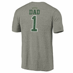 Milwaukee Bucks Greatest Dad Tri-Blend T-Shirt - Gray shop