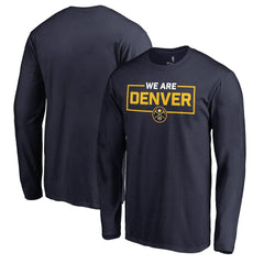 Denver Nuggets We Are Iconic Collection Long Sleeve T-Shirt sale - Navy on sale