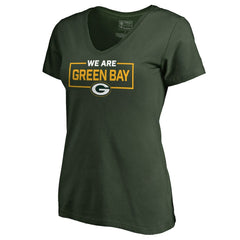 NFL Green Bay Packers Women's We Are Icon V-Neck T-Shirt