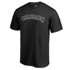Colorado Rockies Armed Forces Wordmark T-Shirt - Black