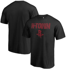 Houston Rockets Hometown Collection Repeating Roster T-Shirt - Black sale