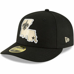 NFL New Orleans Saints Alternate Logo Omaha Low Profile 59FIFTY Fitted Hat