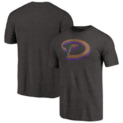 Arizona Diamondbacks Cooperstown Collection Forbes Tri-Blend T-Shirt - Heathered Black