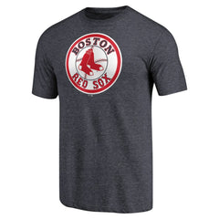 Boston Red Sox Cooperstown Collection Forbes Tri-Blend T-Shirt - Heathered Navy