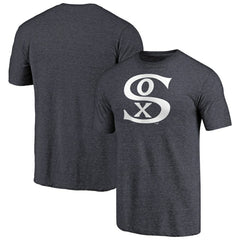 Chicago White Sox Cooperstown Collection Forbes Tri-Blend T-Shirt - Heathered Navy