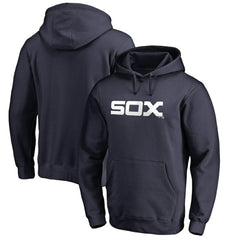 Chicago White Sox Vintage Cooperstown Collection Wahconah Fitted Pullover Hoodie - Navy