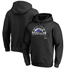 Colorado Rockies Midnight Mascot Pullover Hoodie - Black