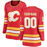 Calgary Flames Fanatics Women's Home Breakaway Custom Jersey