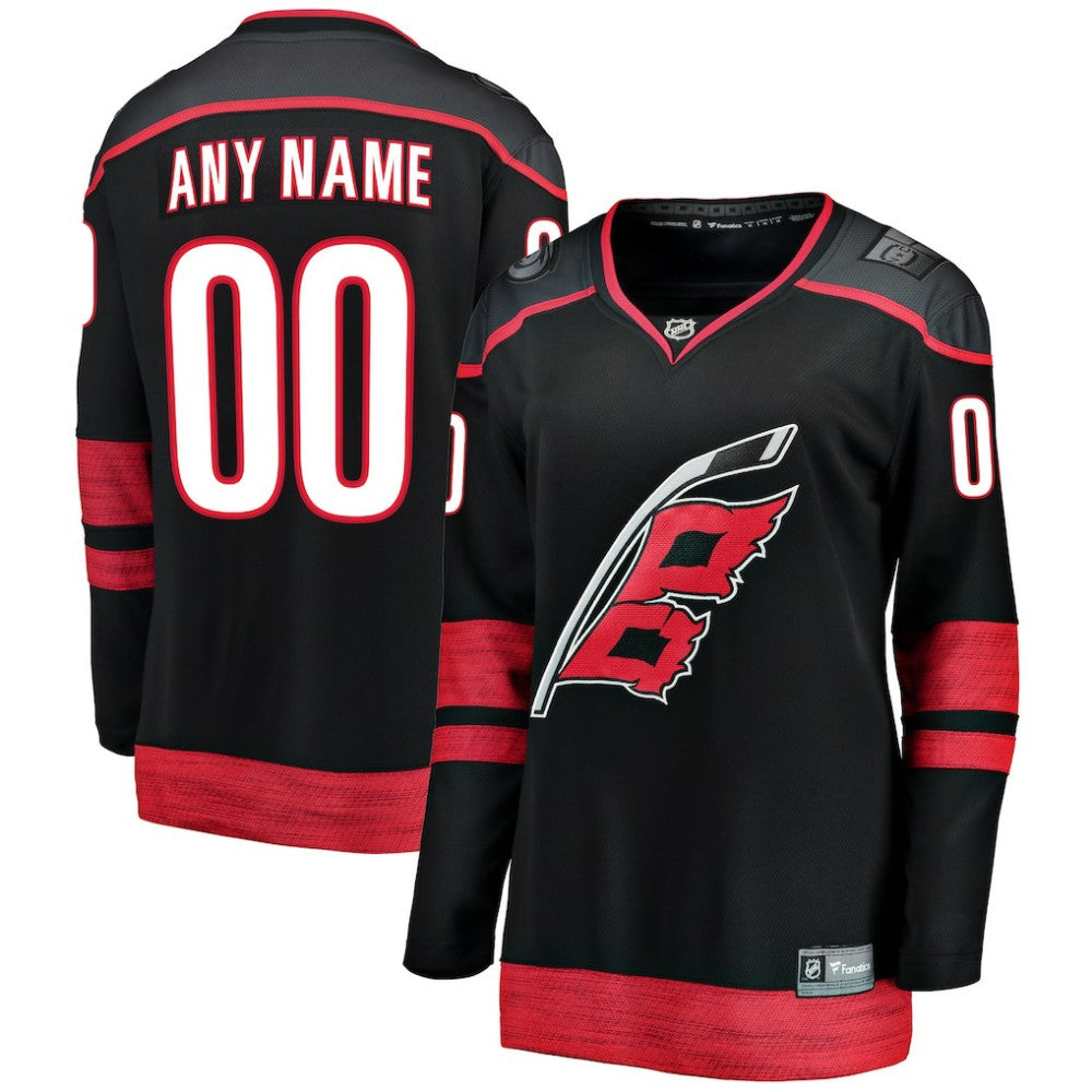 Carolina Hurricanes Fanatics Women's Home Breakaway Custom Jersey