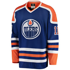 Mark Messier Edmonton Oilers Fanatics Premier Breakaway Retired Player Jersey