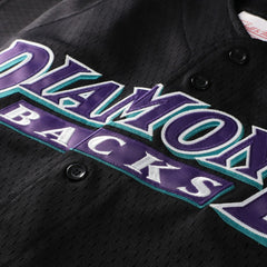 Randy Johnson Arizona Diamondbacks Youth Cooperstown Collection Mesh Batting Practice Jersey - Black | Mitchell & Ness