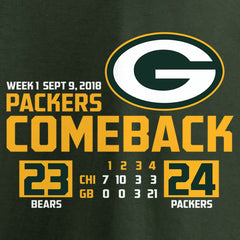 NFL Green Bay Packers The Comeback T-Shirt