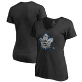Toronto Maple Leafs Women's Core Smoke V-Neck T-Shirt