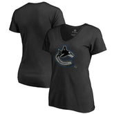 Vancouver Canucks Women's Core Smoke V-Neck T-Shirt