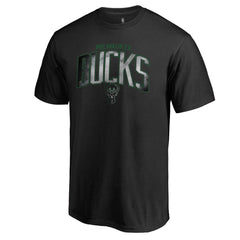 Milwaukee Bucks Arch Smoke T-Shirt - Black sale