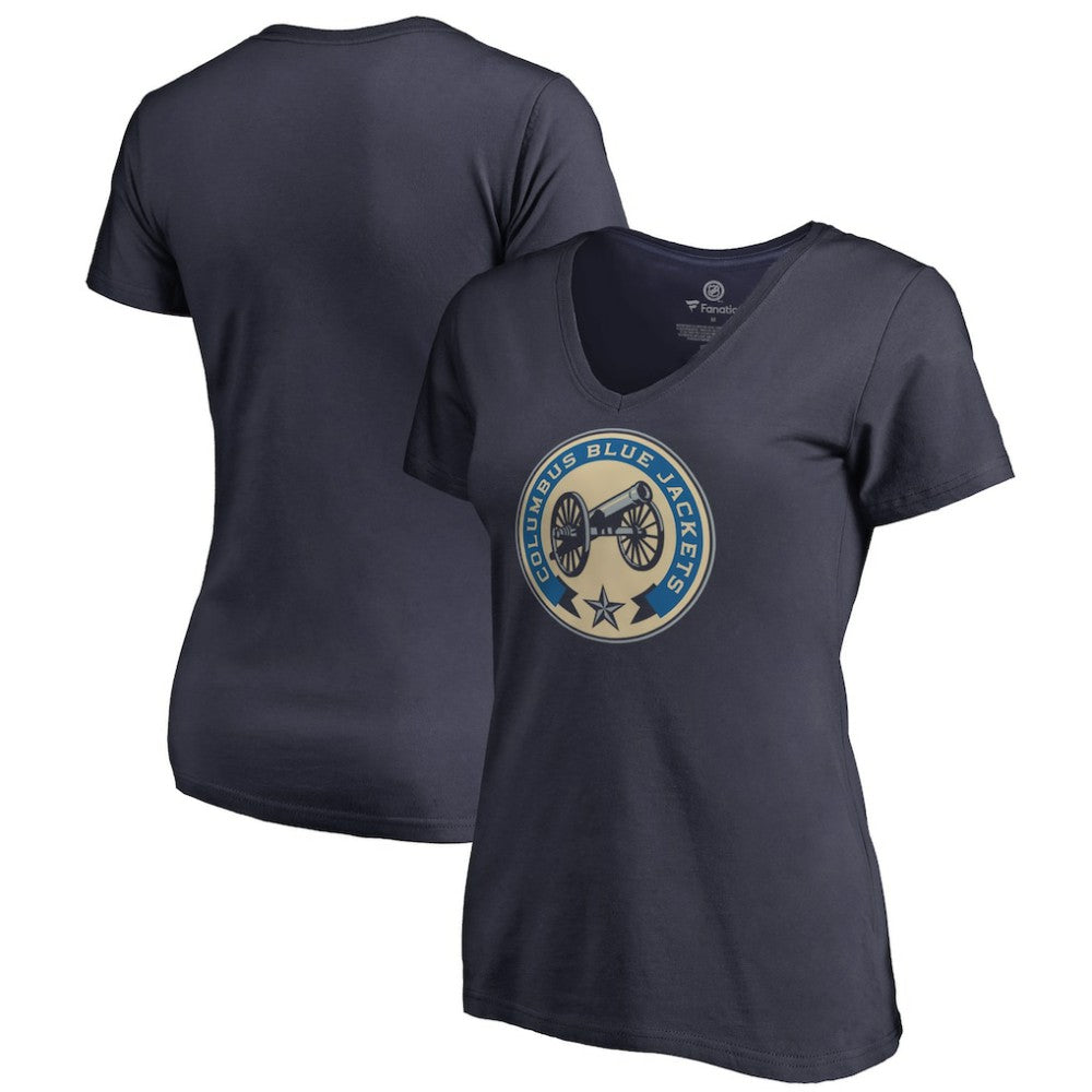 Columbus Blue Jackets Women's Team Alternate V-Neck T-Shirt