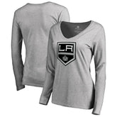 Los Angeles Kings Women's Team Alternate Long Sleeve V-Neck T-Shirt