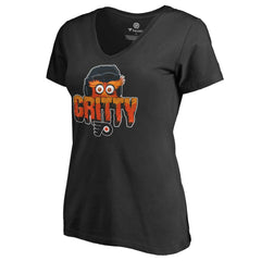 Philadelphia Flyers Women's Go Gritty V-Neck T-Shirt