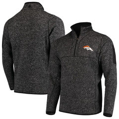 NFL Denver Broncos Antigua Fortune Quarter-Zip Pullover Jacket
