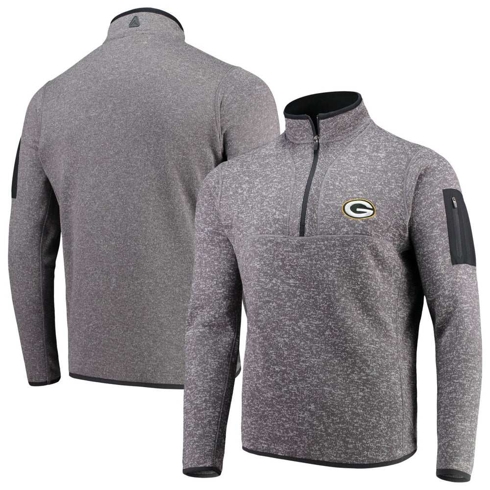 NFL Green Bay Packers Antigua Fortune Quarter-Zip Pullover Jacket