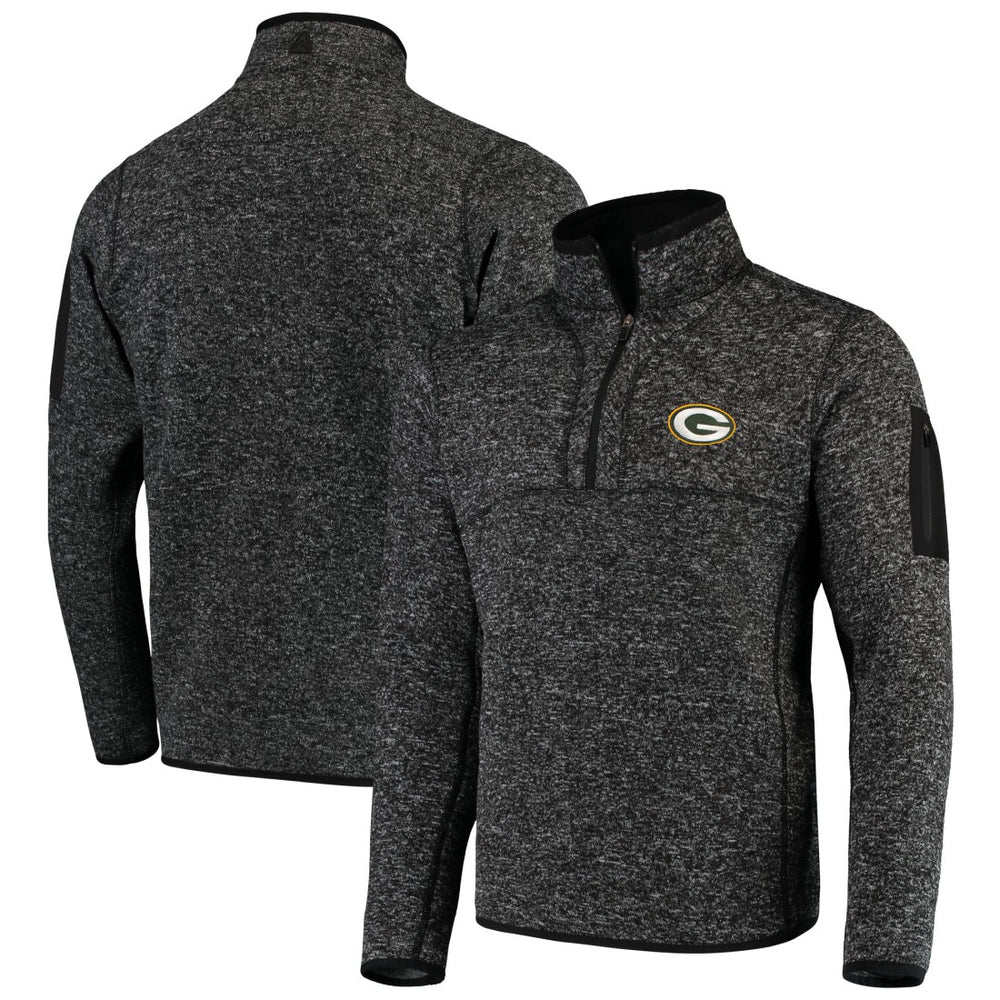 NFL Green Bay Packers Antigua Fortune Quarter-Zip Pullover Jacket